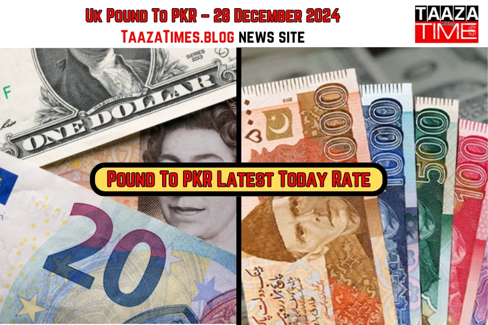 UK Pound To PKR Today Rate