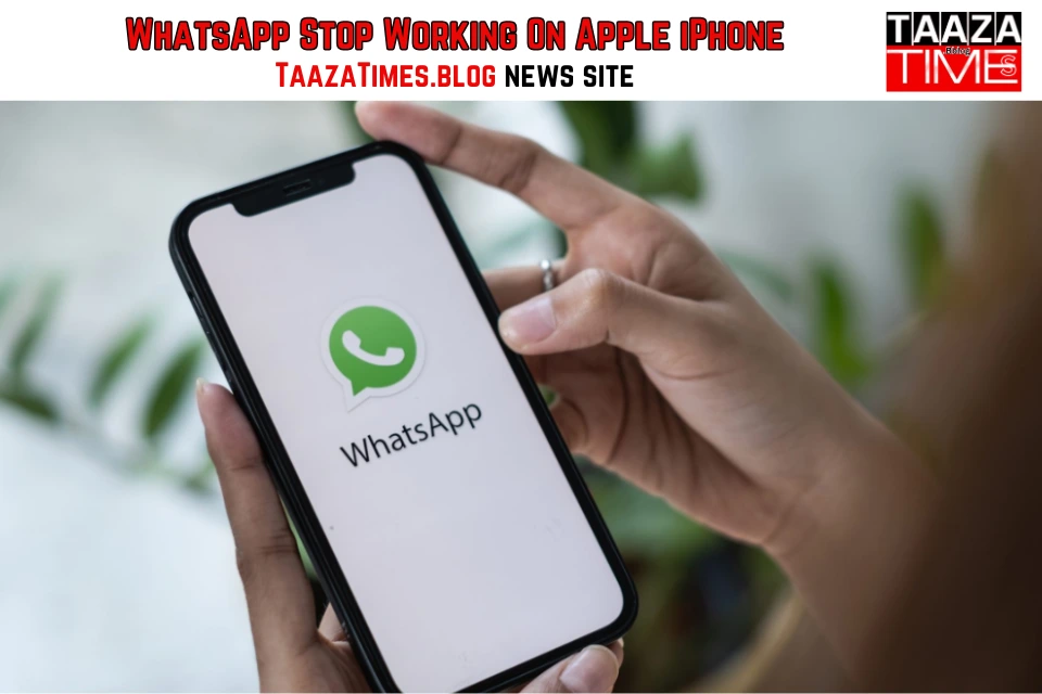 WhatsApp Stop Working On Apple iPhone