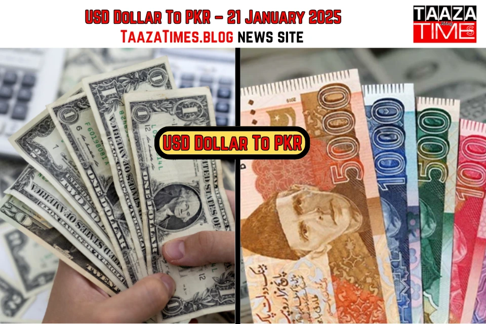 US Dollar To PKR Today Rate