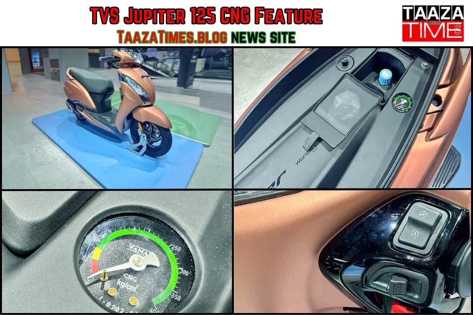 TVS Jupiter 125 CNG Feature And Price 