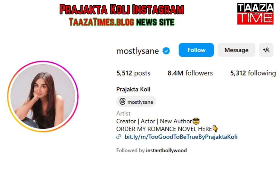 Prajakta Koli instagram