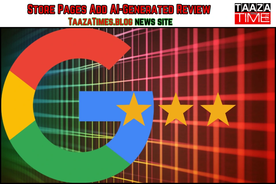 Google Top Quality Store Pages AI-Generated Review